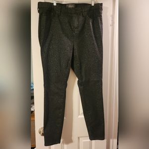 NWT Torrid Glitter Black Skinny Jeans-18R